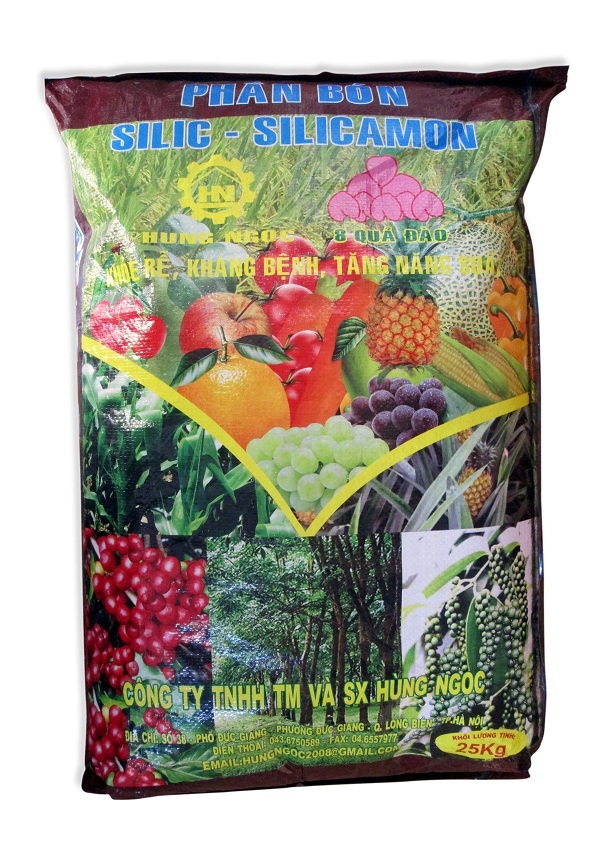 Phân Bón Silic Silicamon 8 Quả Đào - Công Ty TNHH Thương Mại Và Sản Xuất Hùng Ngọc